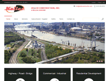 Tablet Screenshot of kellerconstruction.com
